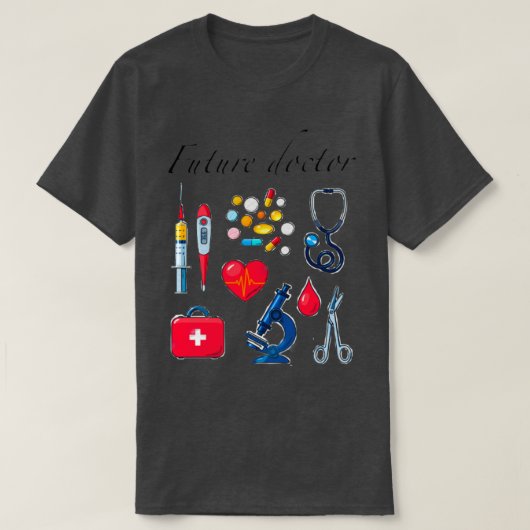 toekomstige arts 1 t-shirt (Design voorkant)