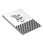 Toekomstige arts gepersonaliseerd geruit notitieboek (Rechterzijde)