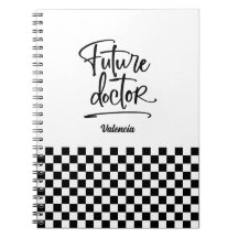 Toekomstige arts gepersonaliseerd geruit