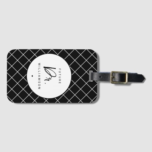 toekomstige arts | Medische School Doctoraatsstude Bagagelabel (Voorkant (horizontaal))