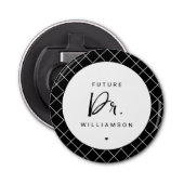 toekomstige arts | Medische School Doctoraatsstude Button Flesopener (Voorkant)