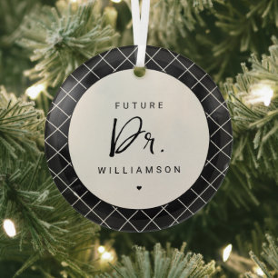 toekomstige arts   Medische School Doctoraatsstude Glas Ornament