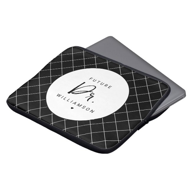 toekomstige arts | Medische School Doctoraatsstude Laptop Sleeve (Voorkant top)