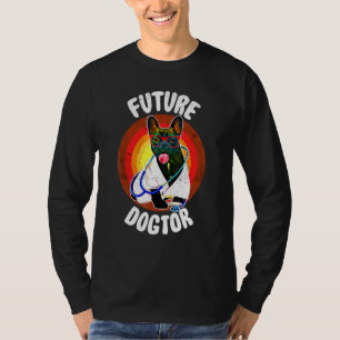 Toekomstige arts voor dierenartsen studenten en p t-shirt