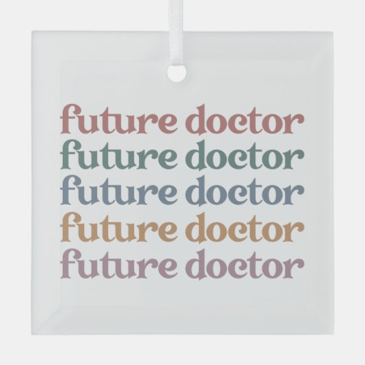 Toekomstige artsendoctoraatsopleiding Studenten Gi Glas Ornament (Voorkant)