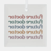 Toekomstige artsendoctoraatsopleiding Studenten Gi Glas Ornament (Achterkant)