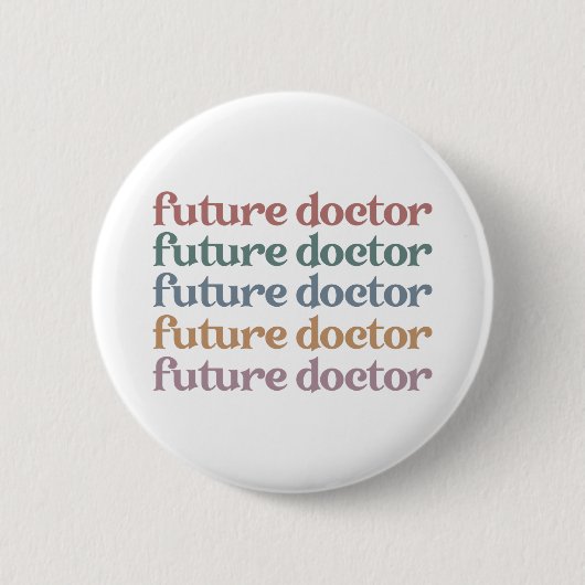 Toekomstige artsendoctoraatsopleiding Studenten Gi Ronde Button 5,7 Cm (Voorkant)