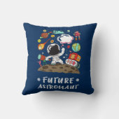 Toekomstige astronaut, ruimte, planeten, Rocket. K Kussen (Achterkant)