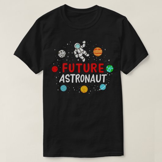 Toekomstige astronaut t-shirt (Design voorkant)