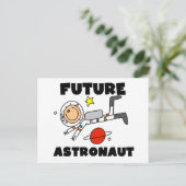 Toekomstige astronaut-T-shirts en cadeautjes Briefkaart (Staand voorkant)