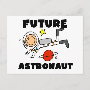 Toekomstige astronaut-T-shirts en cadeautjes Briefkaart