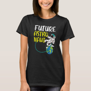 Toekomstige Astronaut Telescoop Sterrenstelsel Bui T-shirt