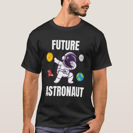 Toekomstige astronaut voor kinderen t-shirt (Voorkant)