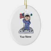 Toekomstige astronaut - Vrouw Keramisch Ornament (Rechts)