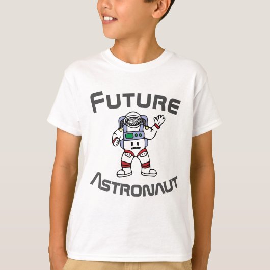 Toekomstige astronaut / wetenschapper t-shirt (Voorkant)