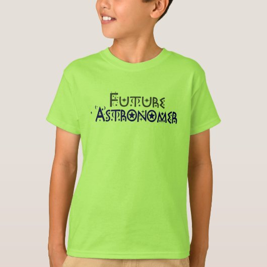 Toekomstige astronomie t-shirt (Voorkant)