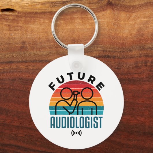 Toekomstige Audiologische Studenten Audioloog Sleutelhanger (Voorkant)