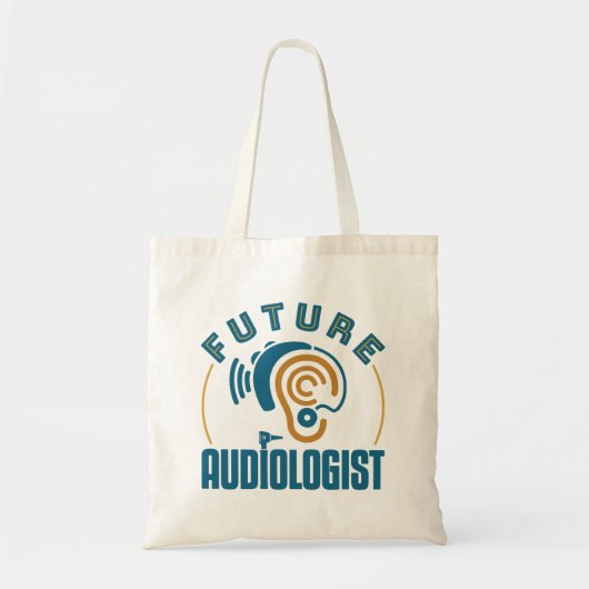 Toekomstige audioloog tote bag (Voorkant)