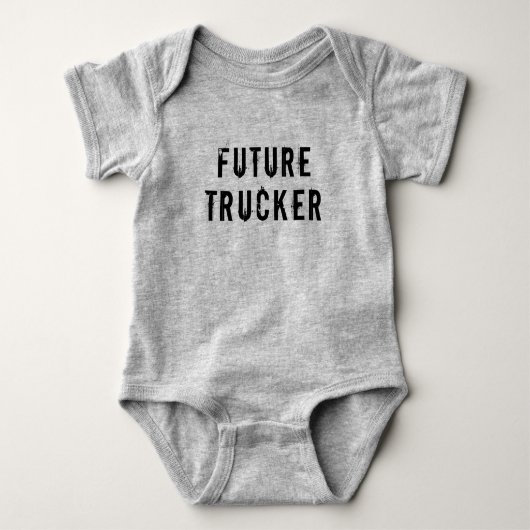 Toekomstige Baby voor truckverwerking Romper (Voorkant)