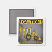 Toekomstige backhoe driver magneet (Voorkant / Achterkant)