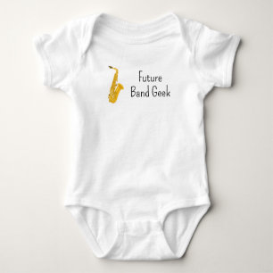 Toekomstige band nerd saxofoon romper