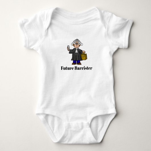 Toekomstige Barrister-Baby, één stuk Romper (Voorkant)