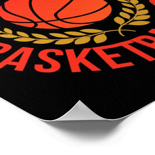 Toekomstige Basketbal Pro Coach Match Team Speler Poster (Hoek)