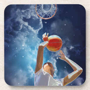 Toekomstige Basketball All-Star Bier Onderzetter