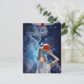 Toekomstige Basketball All-Star Briefkaart (Staand voorkant)