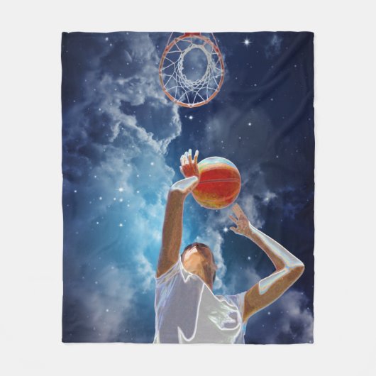Toekomstige Basketball All-Star Fleece Deken (Voorkant)