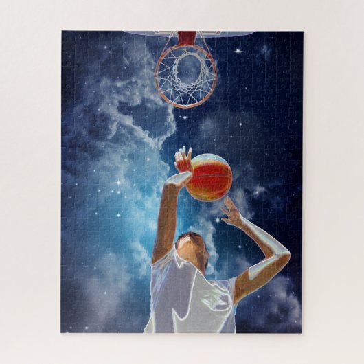 Toekomstige Basketball All-Star Legpuzzel (Verticaal)
