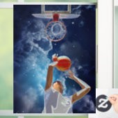 Toekomstige Basketball All-Star Raamsticker (Huis)