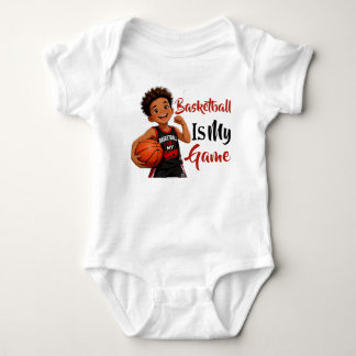 Toekomstige Basketbalster Baby T-shirt – Schattig