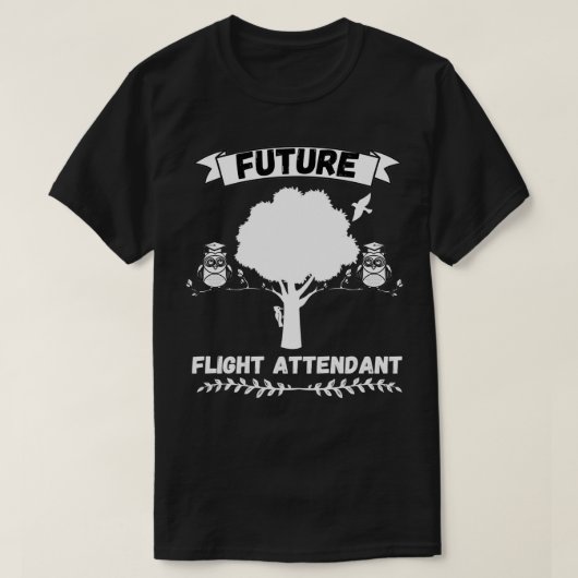 Toekomstige begeleidende vlucht t-shirt (Design voorkant)