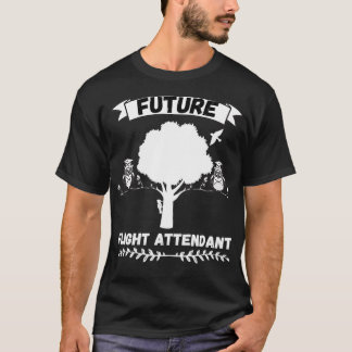 Toekomstige begeleidende vlucht t-shirt