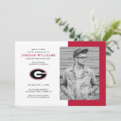 Toekomstige bekendmaking Afstudeerder Georgië Aankondiging (Staand voorkant)