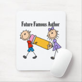Toekomstige beroemde auteur muismat (Met muis)
