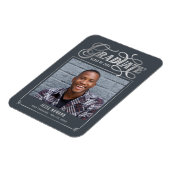 Toekomstige bewerkbare kleuren Afstuderen magneet (Linkerzijde)