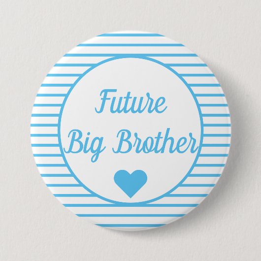 Toekomstige Big Brother Baby shower Button (Voorkant)
