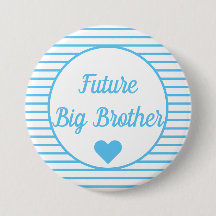 Toekomstige Big Brother Baby shower Button