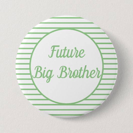 Toekomstige Big Brother Baby shower Button (Voorkant)