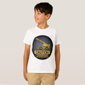 Toekomstige Big Crane Driver Kinder T-Shirt (Voorkant volledig)
