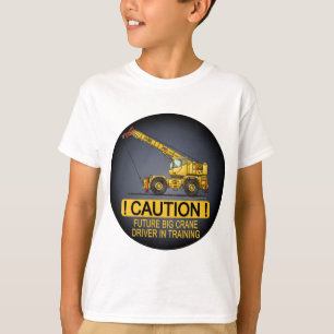 Toekomstige Big Crane Driver Kinder T-Shirt