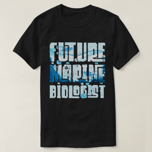 Toekomstige biologe mariene bioloog Ocean Student  T-shirt (Design voorkant)