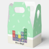 Toekomstige Biologist's Blocks Baby shower Favor B Bedankdoosjes (Geopend)