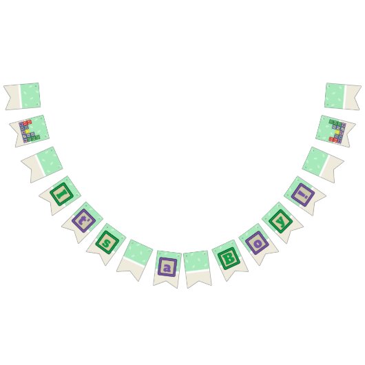 Toekomstige Biologist's Blocks Bunting Banner (Alle)