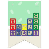 Toekomstige Biologist's Blocks Bunting Banner (Tweede vlag)