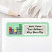 Toekomstige Biologist's Blocks Retouradres Label (Insitu)