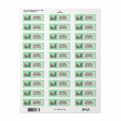 Toekomstige Biologist's Blocks Retouradres Label (Full Sheet)