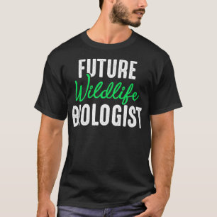 Toekomstige bioloog in het wild levende wezens t-shirt
